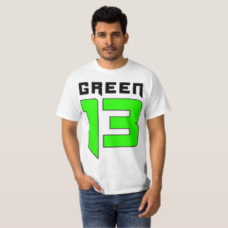 Green 13 Logo (White) T-Shirt