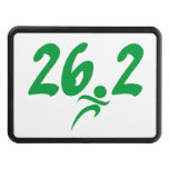Green 26.2 marathon trailer hitch cover