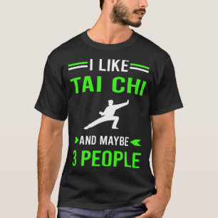 Green 3 People Tai Chi T-Shirt