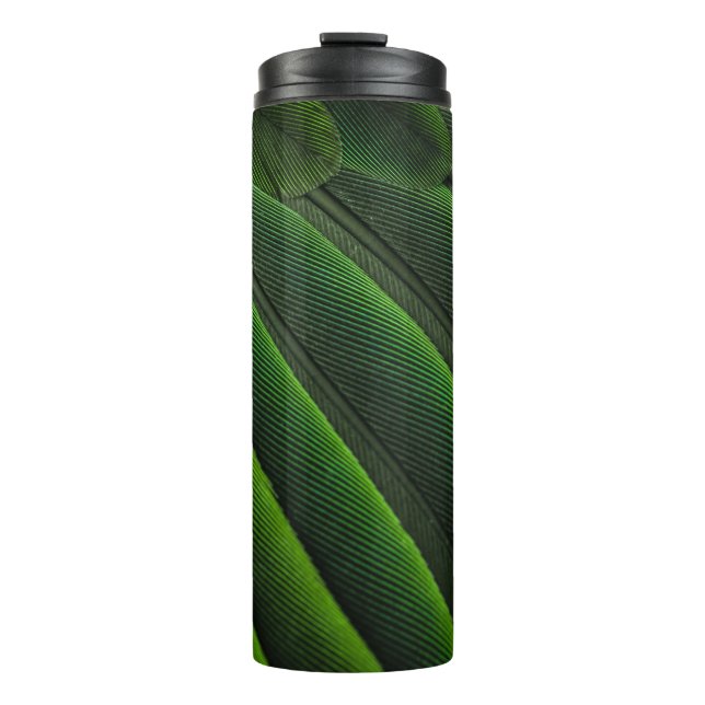 Green 3D wallpaper Thermal Tumbler