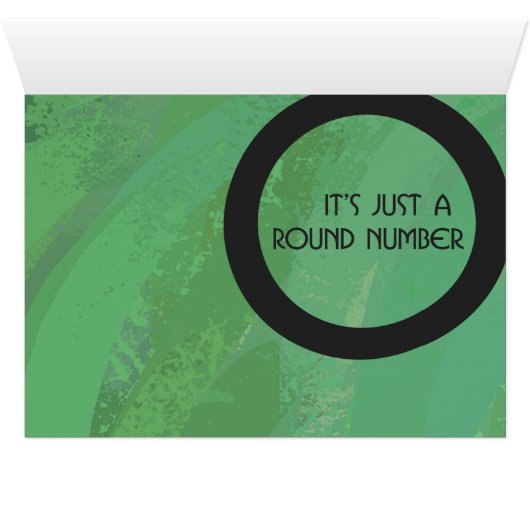 Green 70 Decade Birthday (Inside Horizontal (Bottom))