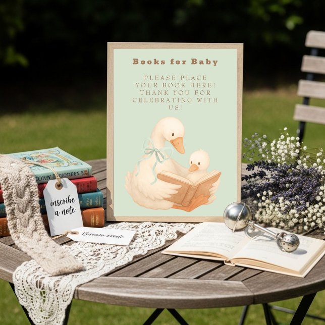Green A Silly Goose Books for Baby Sign Invitation (Green A Silly Goose Books for Baby Sign)