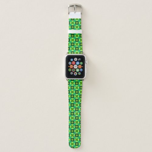 Green Abstract  Apple Watch Band