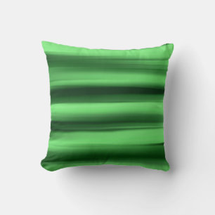 Green Abstract Art Throw Pillow