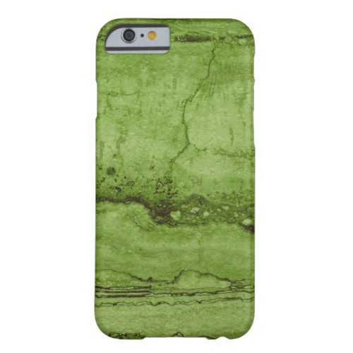 Green abstract Granite stone marble pattern Barely There iPhone 6 Case