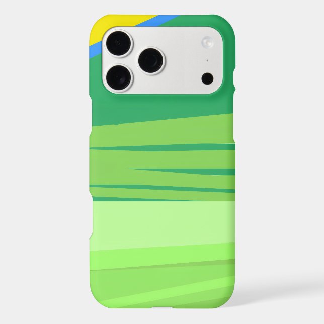 Green Abstract Iphone Case (Back)