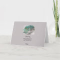 Green Abstract Landscape Greeting Card | Zazzle