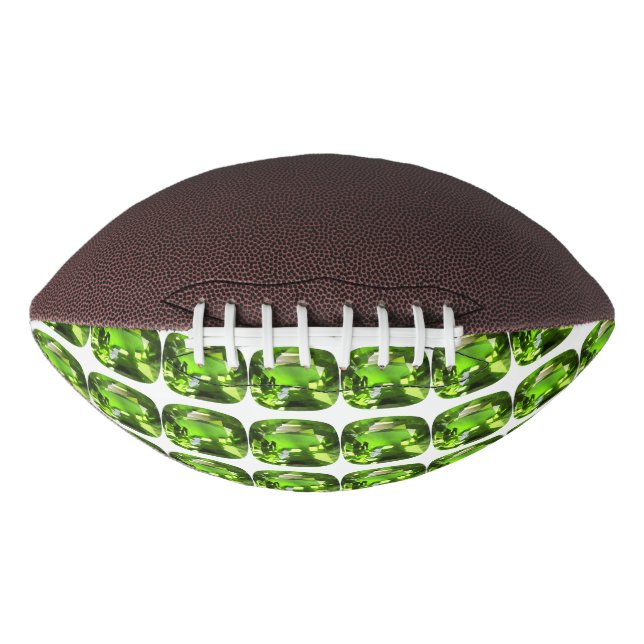Green Abstract Pattern Football (Front)