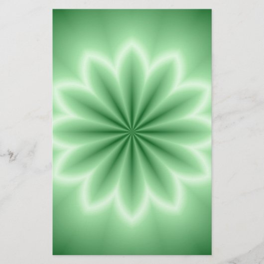 Green Abstract Star (Front)
