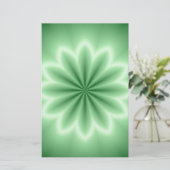 Green Abstract Star (Standing Front)