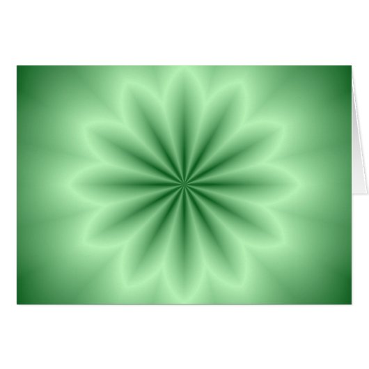 Green Abstract Star (Front Horizontal)