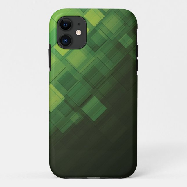Green abstract technology design Case-Mate iPhone case (Back)