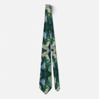 Green Abstract Tie