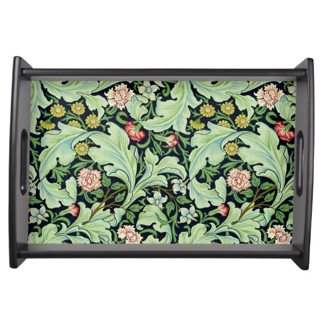Green Acanthus Serving Tray (Front)