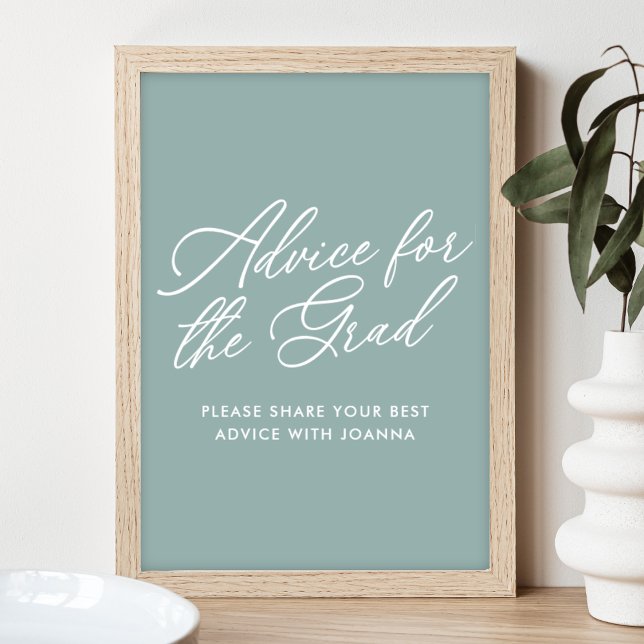 Green Advice for the Grad Sign (Creator Uploaded)