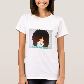 Green Afro Honey T-Shirt 1