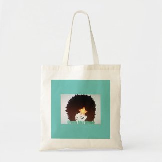 Green Afro Honey Tote