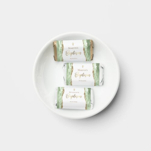 green agate Babys Baptism Hersheys Miniatures