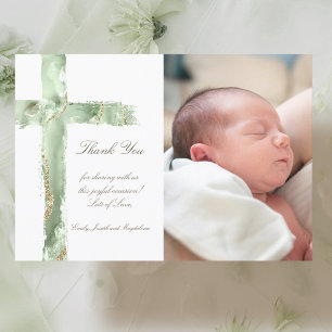 green agate thank you invitation