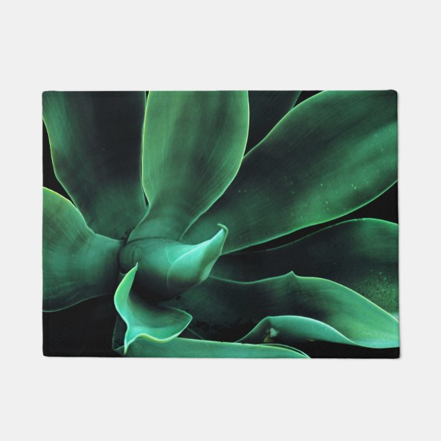 Green Agave Attenuata Doormat (Front)