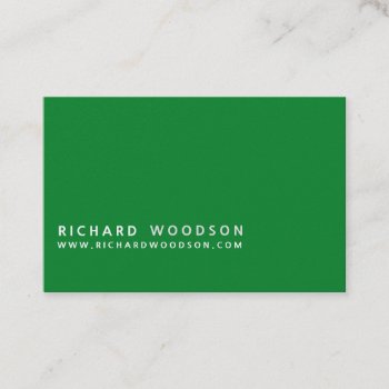 Green Agriculture   Woodlot Farmer Minimalist Business Card by 911business at Zazzle