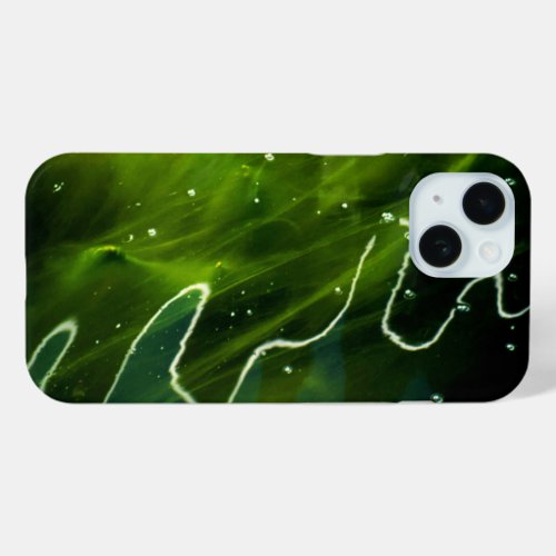 Green Algae and Water iphcna iPhone 15 Case