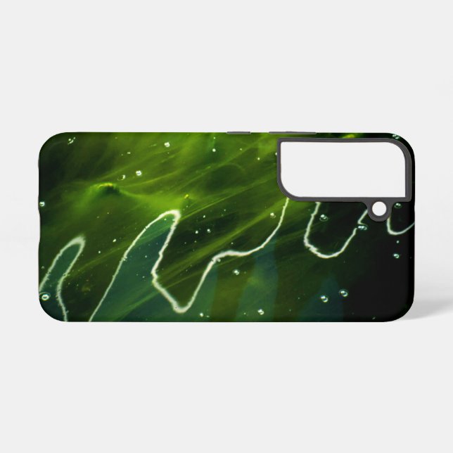 Green Algae and Water sgm Samsung Galaxy Case (Back Horizontal)