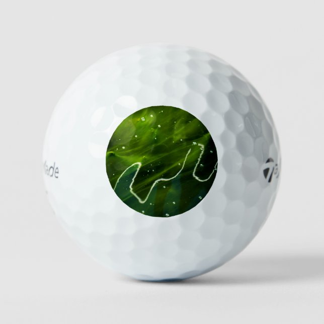 Green Algae and Water tmtp5 gbcnm Golf Balls (Front)