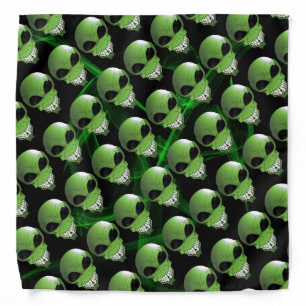 Green alien Bandana