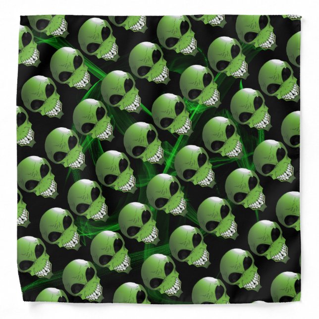 Green alien Bandana (Front)