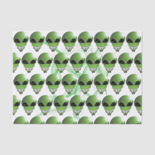 Green Alien Custom 10lb Tissue Paper