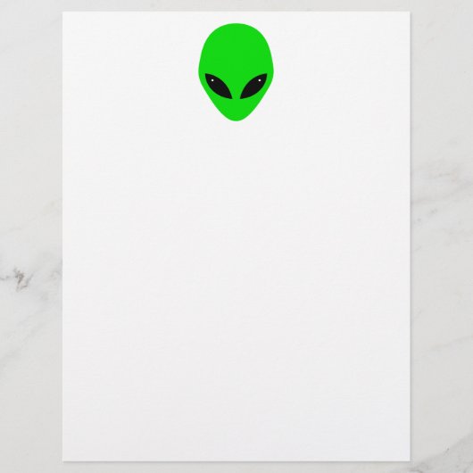 Green Alien Head (Front)