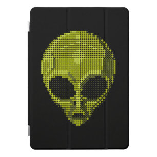 Green Alien Head iPad Pro Cover