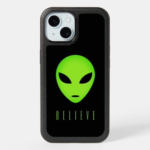 Green Alien iPhone 15 Otterbox Symmetry Serie case