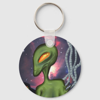 Green Alien Keychain