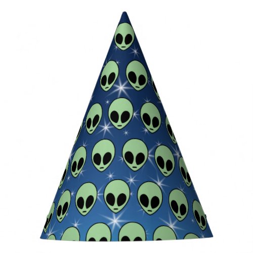 Green Alien Party Hat