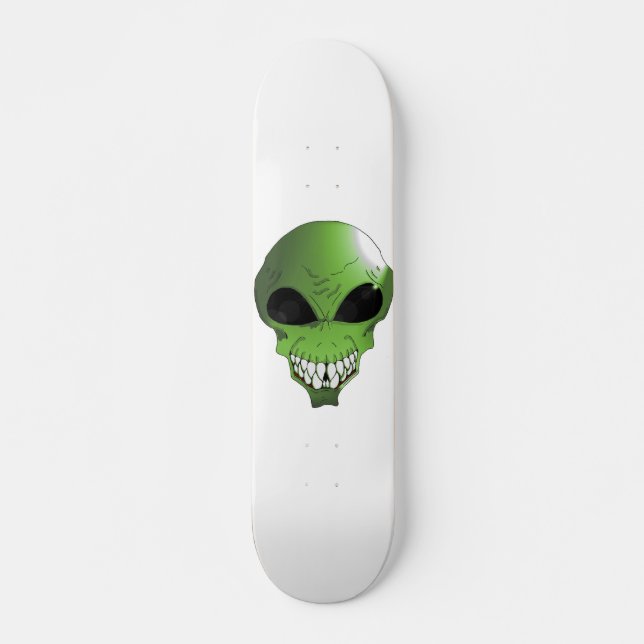 Green Alien skateboard (Front)