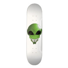 Green Alien skateboard
