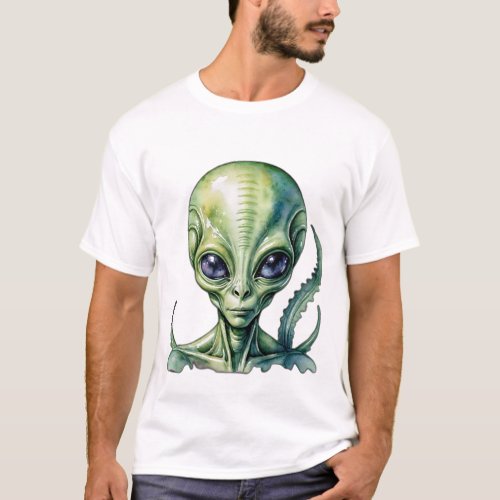 Green Alien T_Shirt 