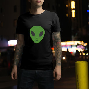 Green alien shop t shirt