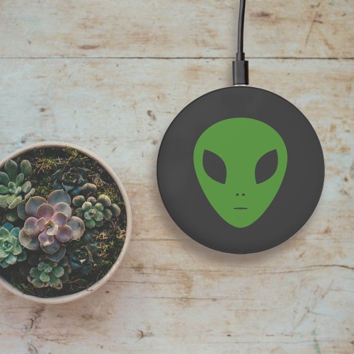 Green Alien Wireless Charger