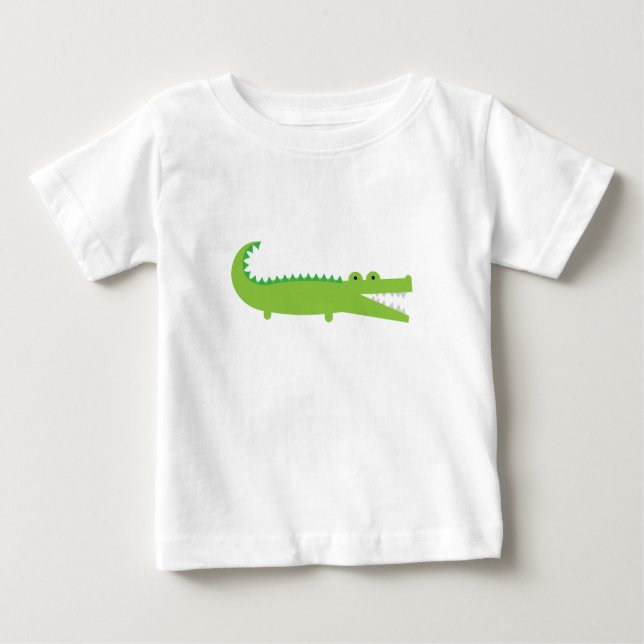 Green Alligator Baby T-Shirt (Front)