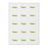Green Alligator Edible Frosting Sheets (Sheet)