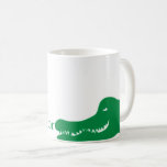 Green Alligator Mug<br><div class="desc">A personalizable  alligator mug!</div>