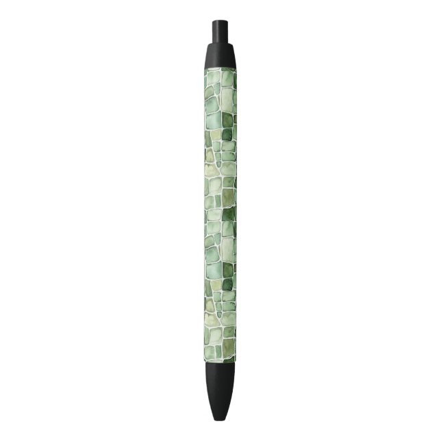 Green Alligator Print     Pen (Front Vertical)