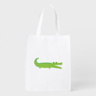 Green Alligator Reusable Bag