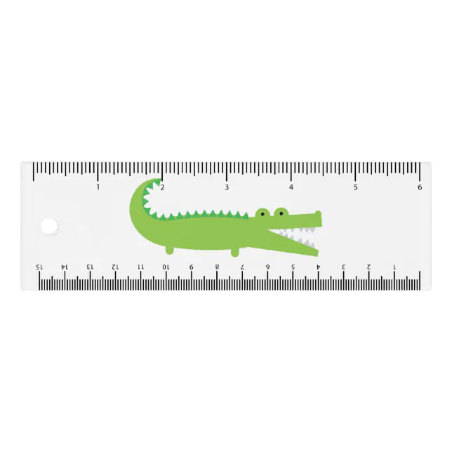 Green Alligator Ruler | Zazzle