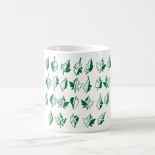 Green Alphabet Mug (Creator Uploaded)