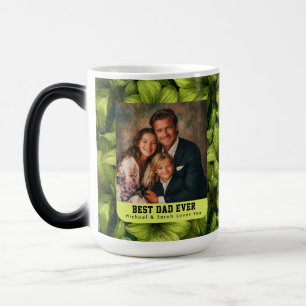 Green Amaryllis Garden Cat Dad Family Color Morph Mug