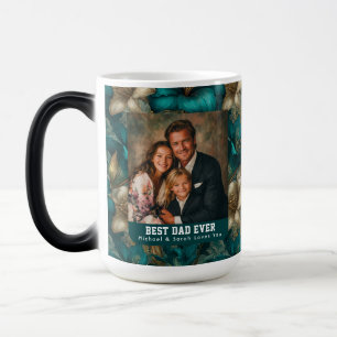 Green Amaryllis Garden New Dad Travel Color Morph Mug